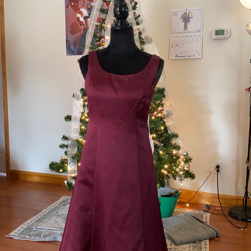 Plum/red formal dress
